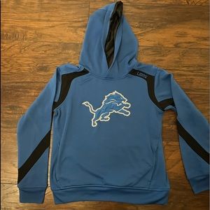 Boys M Detroit lions hoodie